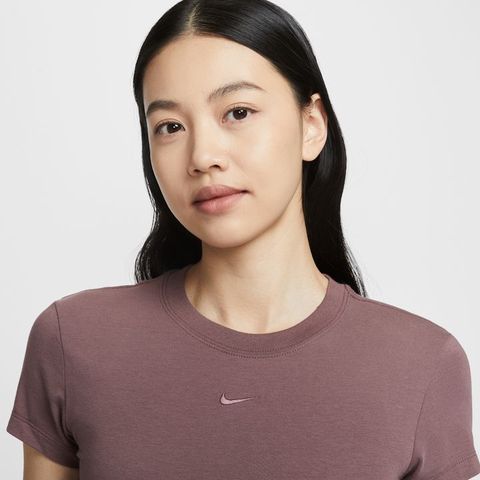Nike - Áo Tay Ngắn Thể Thao Nữ Sportswear Chill Knit Cropped T-Shirt