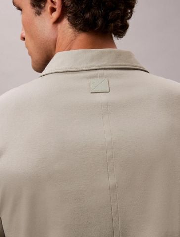 Calvin Klein - Áo Polo Nam Short Sleeve Slim Premium Interlock Polo