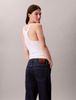Calvin Klein - Quần jeans ống đứng nữ Signature 90s Straight Jeans