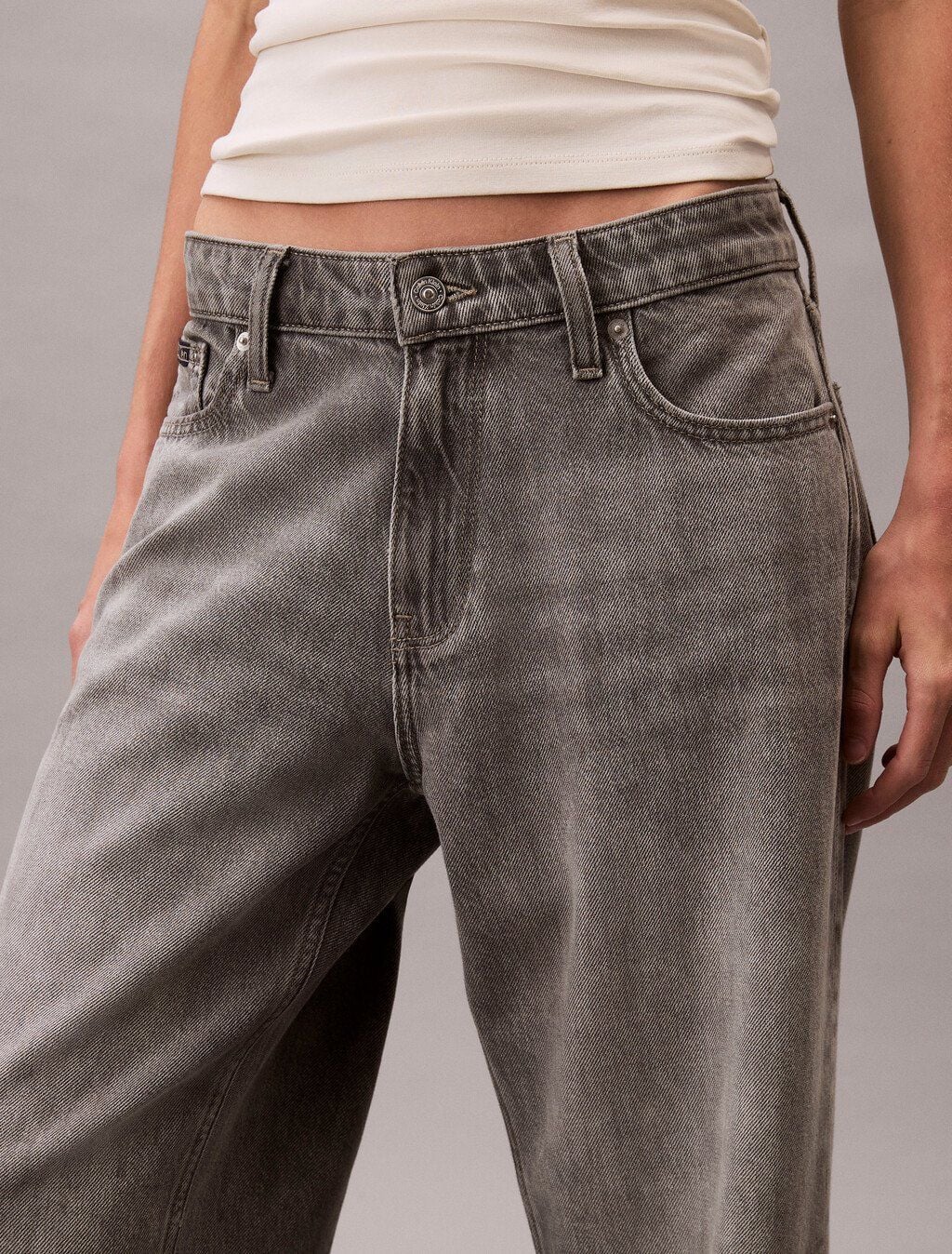 Calvin Klein - Quần jeans ống rộng nữ 90's Low Rise Baggy Jeans