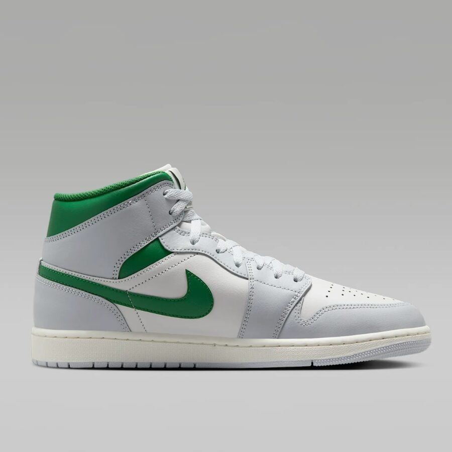 air jordan 1 retro mid pine green