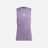 adidas - Áo thun ba lỗ Nam Men's Adidas Designed For Training Workout Heat.Rdy Tank Top - Purple