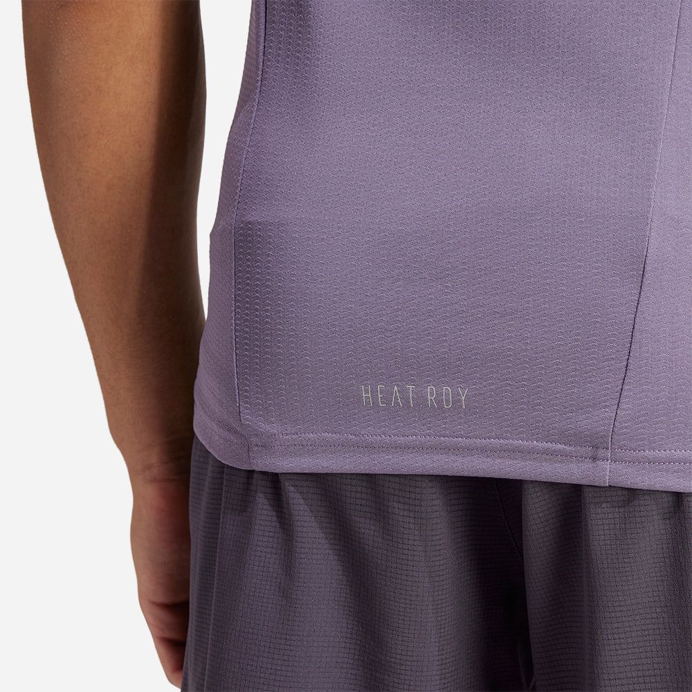 adidas - Áo thun ba lỗ Nam Men's Adidas Designed For Training Workout Heat.Rdy Tank Top - Purple