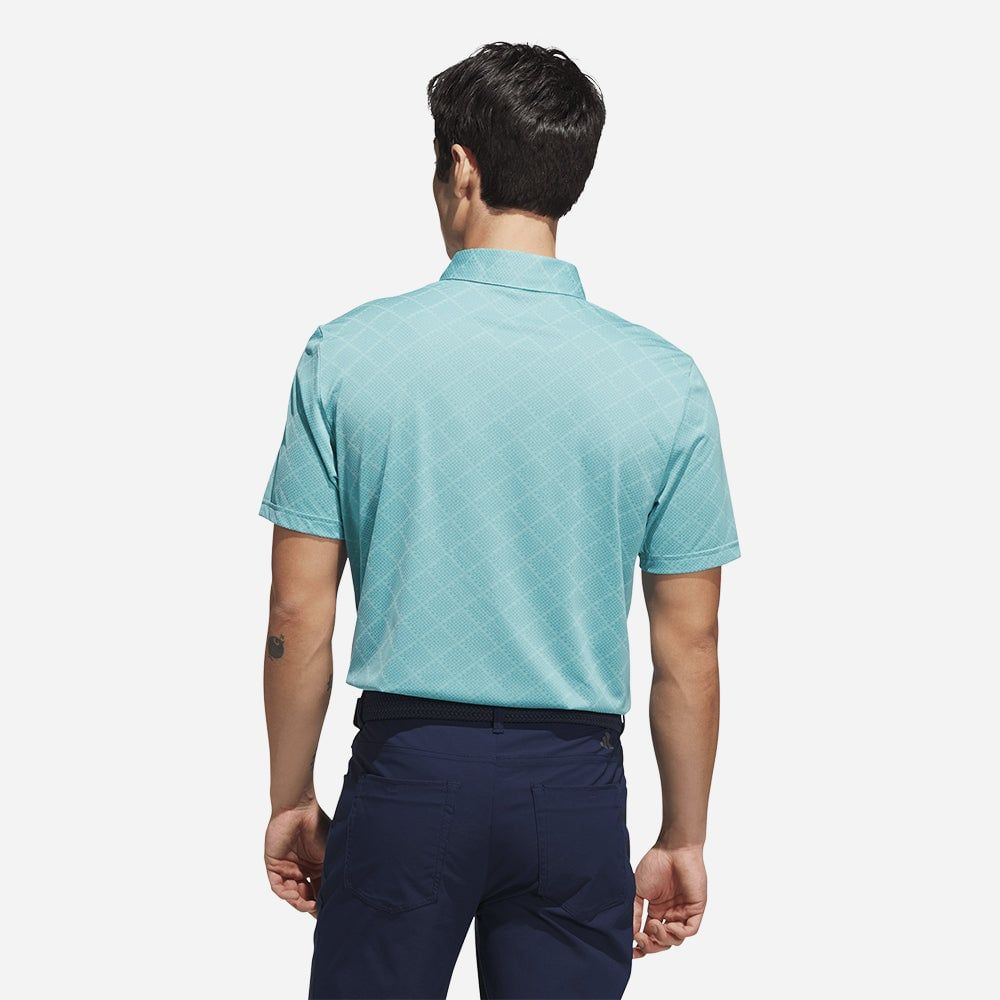 adidas - Áo thun có cổ đánh gôn Nam Men's Adidas Ultimate365 Hounds Jacquard Polo Shirt - Mint