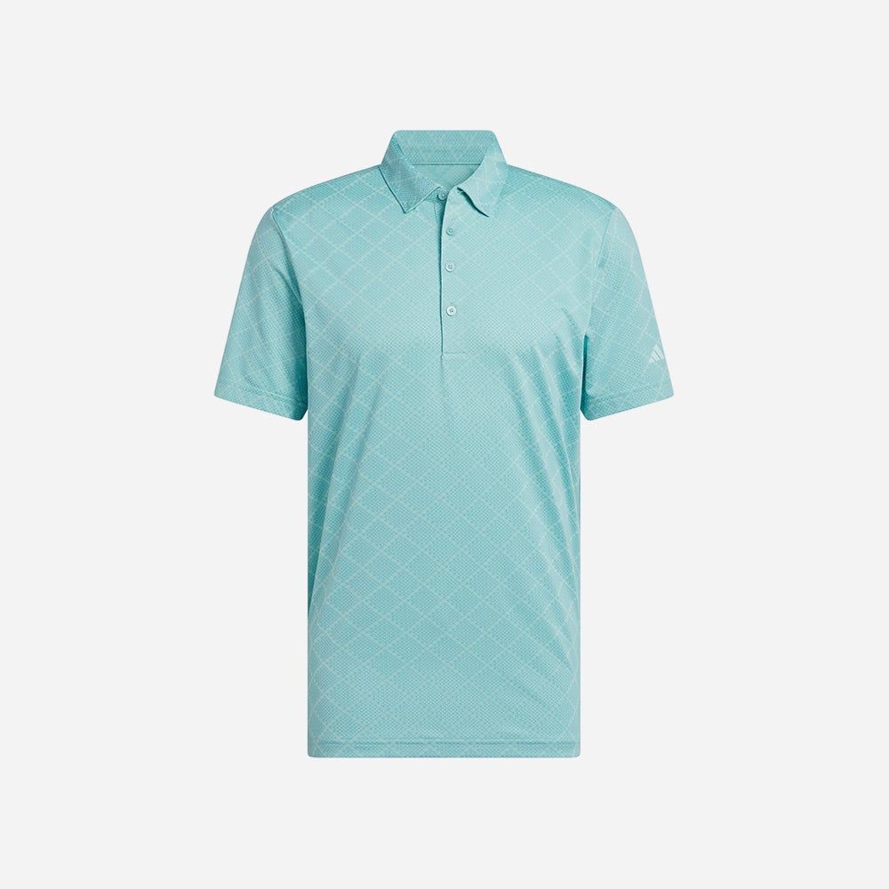 adidas - Áo thun có cổ đánh gôn Nam Men's Adidas Ultimate365 Hounds Jacquard Polo Shirt - Mint