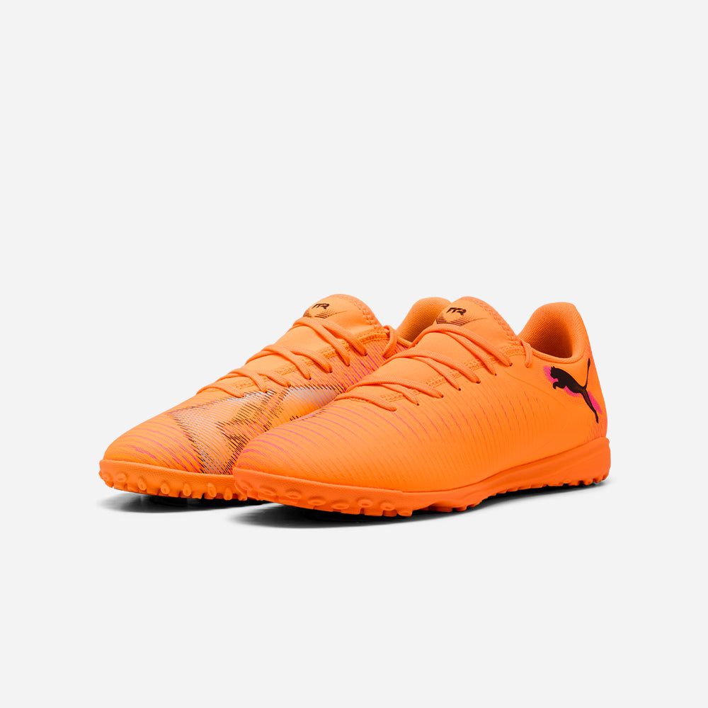 Puma - Giày đá banh nam Puma Future 8 Play Turf Football Boots - Orange