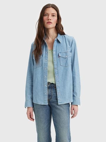Levi's - Áo sơ mi tay dài nữ Essential Lightweight Western Shirt