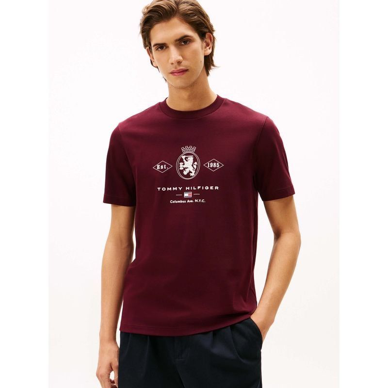 Tommy Hilfiger - Áo thun tay ngắn nam Minimal Varsity Graphic Interlock T-Shirt
