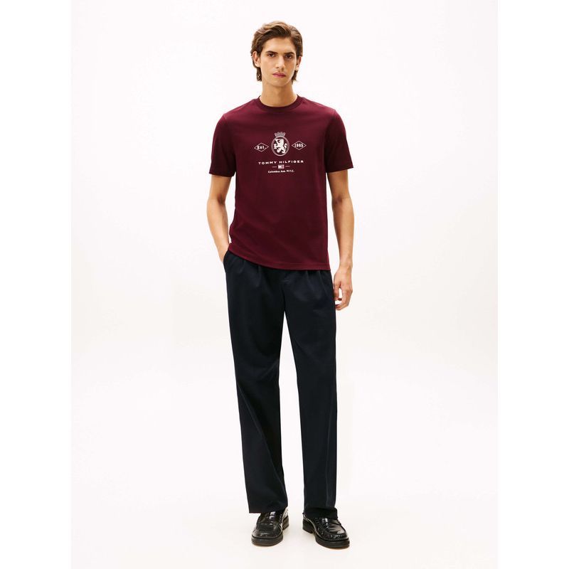 Tommy Hilfiger - Áo thun tay ngắn nam Minimal Varsity Graphic Interlock T-Shirt