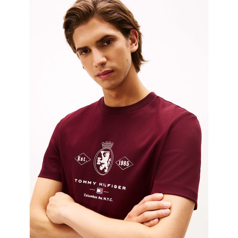 Tommy Hilfiger - Áo thun tay ngắn nam Minimal Varsity Graphic Interlock T-Shirt