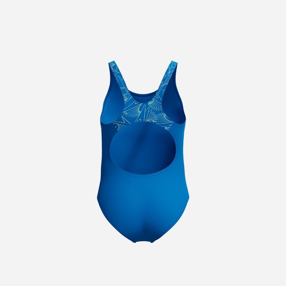Speedo - Đồ bơi bé gái HyperBoom Splice Muscleback 1PC Blue One Piece
