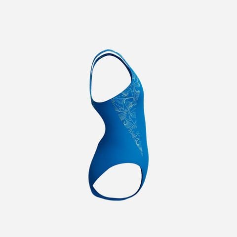 Speedo - Đồ bơi bé gái HyperBoom Splice Muscleback 1PC Blue One Piece - 2