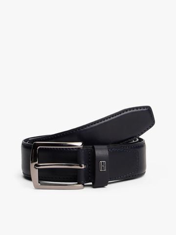 Tommy Hilfiger - Dây nịt nam Denton Flag Plaque Leather Belt