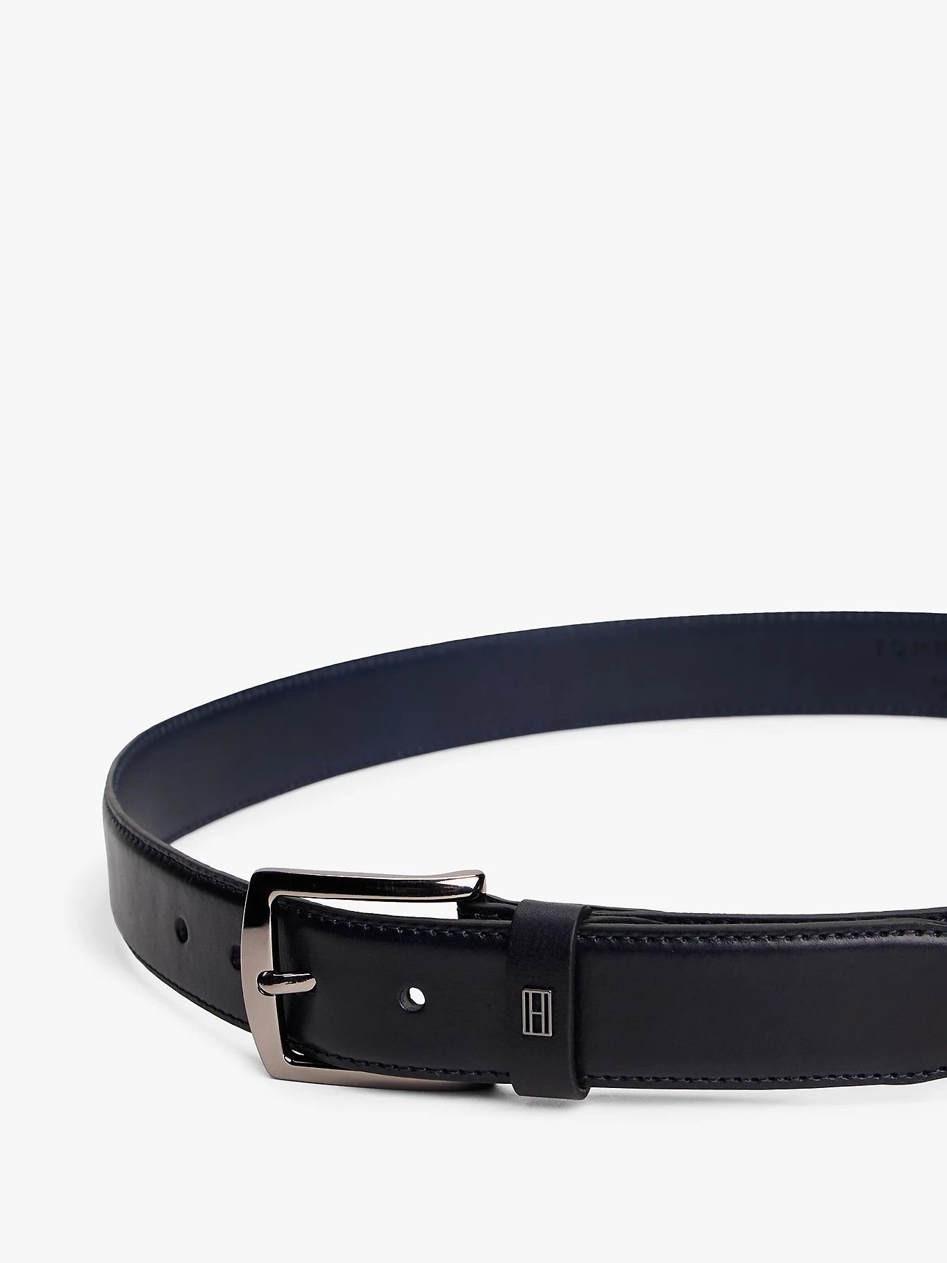 Tommy Hilfiger - Dây nịt nam Denton Flag Plaque Leather Belt