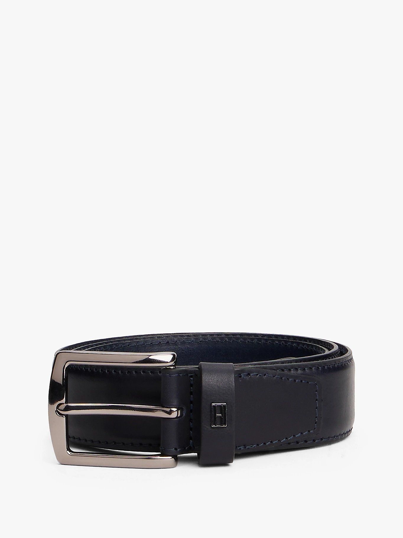 Tommy Hilfiger - Dây nịt nam Denton Flag Plaque Leather Belt