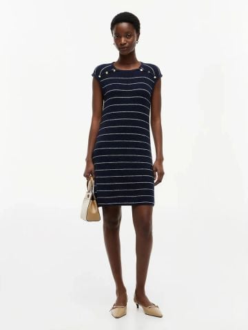 Tommy Hilfiger - Đầm Mini Nữ Gold Button Stripe Dress
