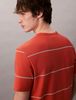Calvin Klein - Áo phông tay ngắn nam Cross Grain Wide Stripe Easy Tee