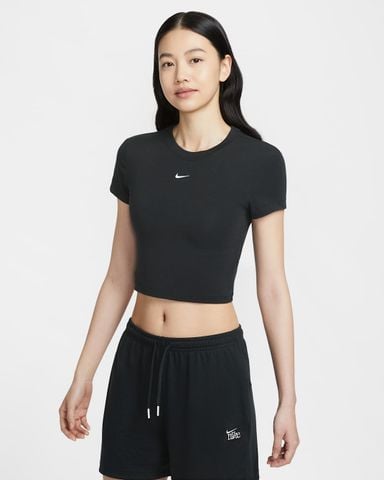 Nike - Áo Tay Ngắn Thể Thao Nữ Nike Sportswear Chill Knit Women's Cropped T-Shirt