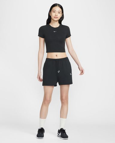 Nike - Áo Tay Ngắn Thể Thao Nữ Nike Sportswear Chill Knit Women's Cropped T-Shirt