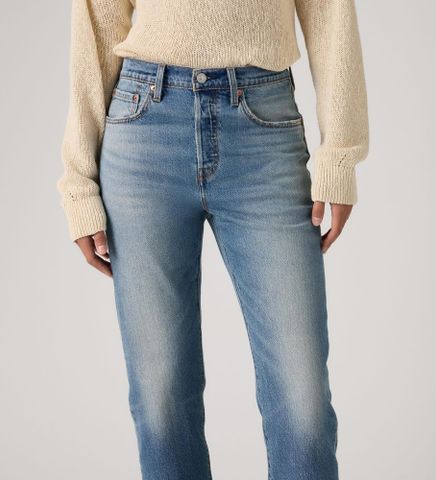 Levis - Quần Jean Dài Nữ 501 Original Lightweight Cropped Jeans