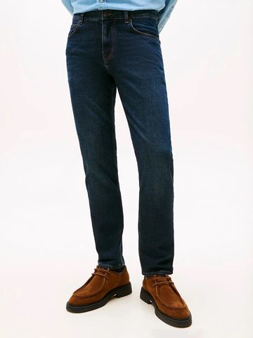 Tommy Hilfiger - Quần jeans ống đứng nam Denton Straight Blacker Blue