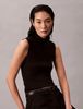 Calvin Klein - Áo nỉ ba lỗ nữ CK Premium Sleeveless Mockneck