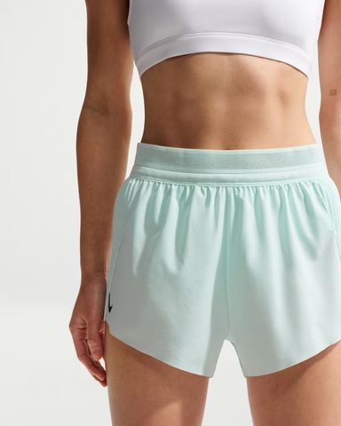 Nike - Quần Ngắn Chạy Bộ Nữ AeroSwift Dri-FIT ADV Mid-Rise Brief-Lined Running Shorts