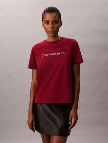 Calvin Klein - Áo thun thời trang nữ Institutional Logo Tee
