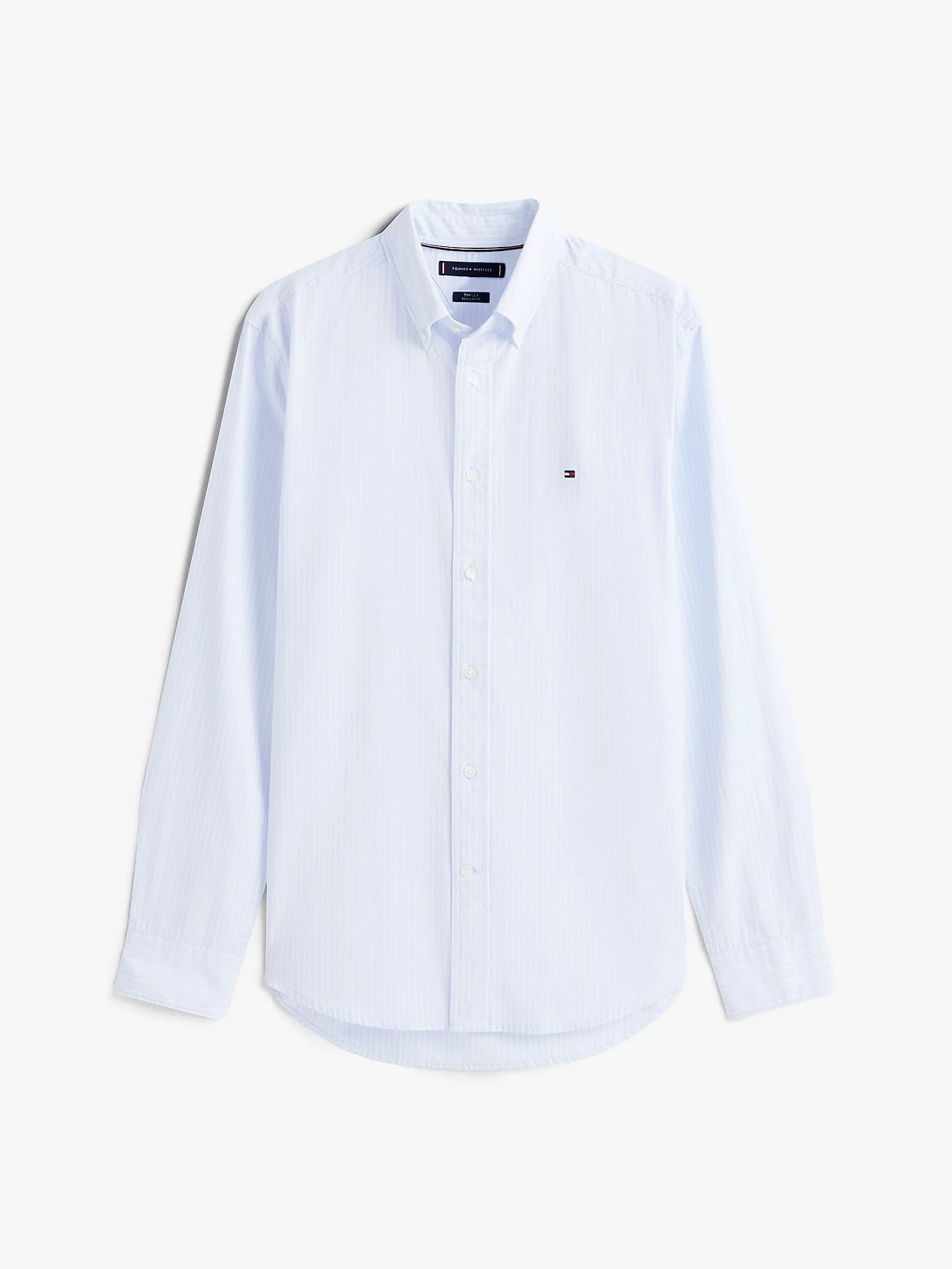 Tommy Hilfiger - Áo sơ mi tay dài nam TH Flex Regular Fit Pinstripe Shirt