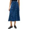 Tommy Hilfiger - Váy Jean Nữ Denim Ray Flared Midi Skirt