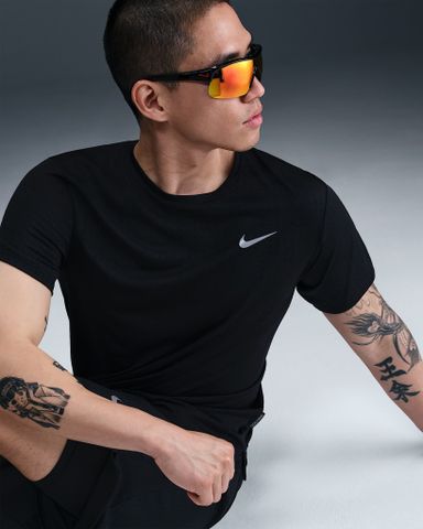 Nike - Áo tay ngắn thể thao Nam Miler Breathe Men's Dri-FIT Short-Sleeve Running Top - 4
