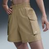 Nike - Quần ngắn thời trang Nữ Women's Sportswear Essential Woven High-Waisted 5 Inch Cargo Shorts - Brown
