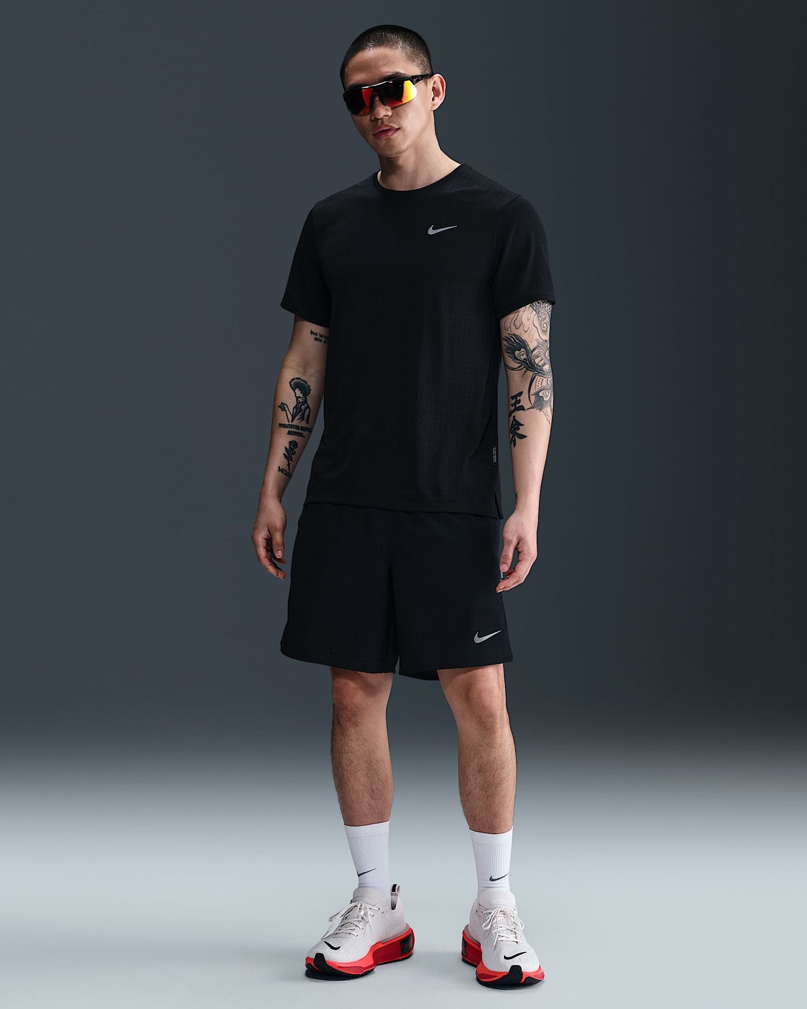 Nike - Áo tay ngắn thể thao Nam Miler Breathe Men's Dri-FIT Short-Sleeve Running Top