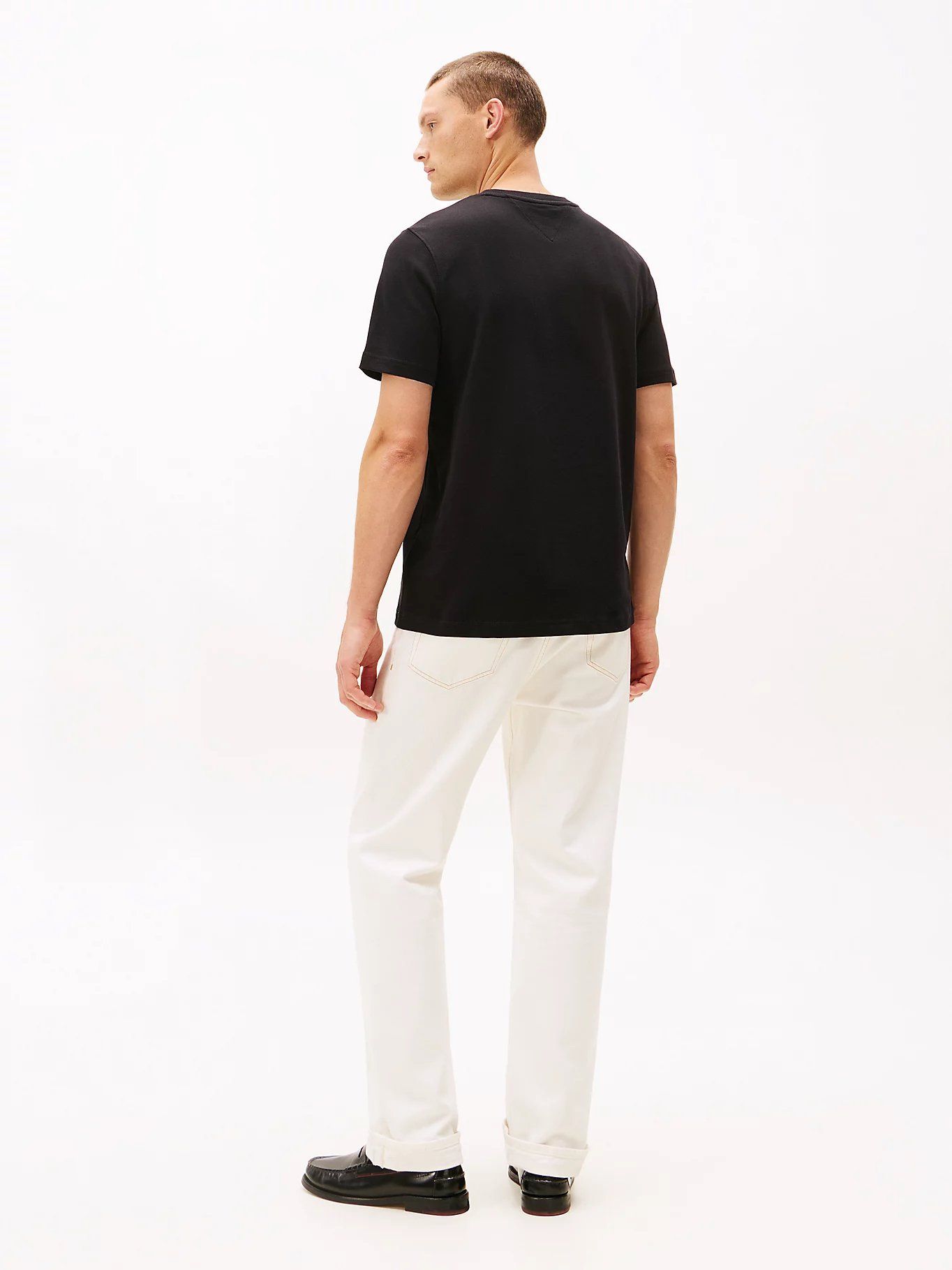 Tommy Hilfiger - Áo thun tay ngắn nam Logo Embroidery Crew Neck T-Shirt