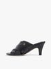 Tommy Hilfiger - Giày Cao Gót Nữ Leather Crossover Strap Heeled Mules