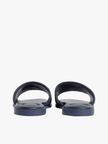 Tommy Hilfiger - Dép Quai Ngang Nữ Leather TH Monogram Strap Mules