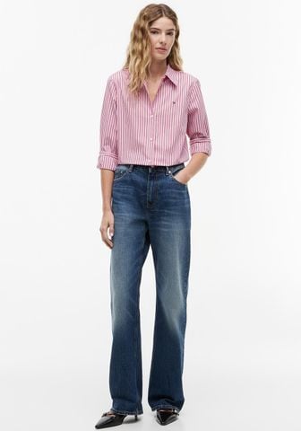 Tommy Hilfiger - Áo Sơ Mi Nữ Poplin Striped Regular Shirt - 3