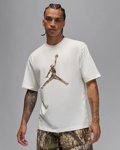 Nike - Áo phông tay ngắn thể thao Nam Jordan Brooklyn Men's Realtree Jumpman T-Shirt