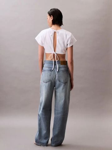 Calvin Klein - Áo thời trang nữ Pride Cropped Boxy Fashion Top Tee - 2