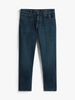 Tommy Hilfiger - Quần jeans ống đứng nam Denton Straight Blacker Blue