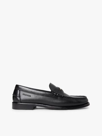 Tommy Hilfiger - Giày Thời Trang Nam Leather Debossed Logo Loafers