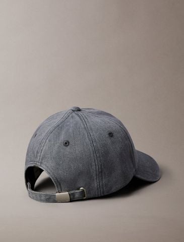 Calvin Klein - Nón Lưỡi Trai Nữ Seasonal Logo Denim Baseball Cap