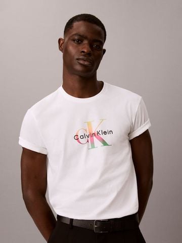 Calvin Klein - Áo Thun Tay Ngắn Nam Monogram Pride T-Shirt