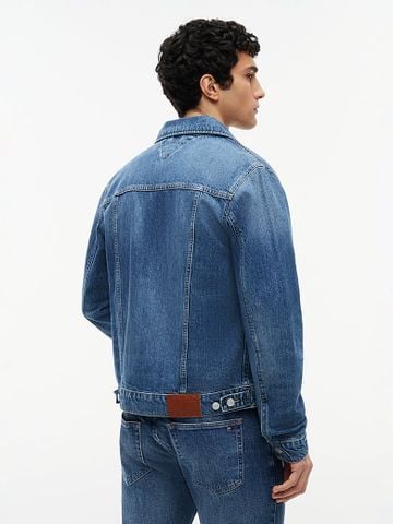 Tommy Hilfiger - Áo Khoác Jean Nam Ryan Faded Denim Trucker Jacket - 2