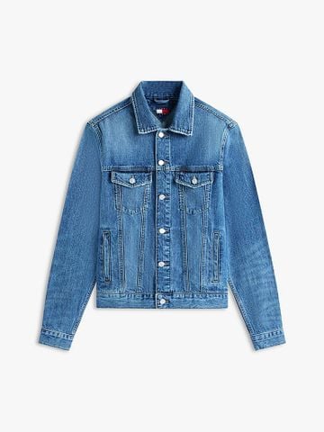 Tommy Hilfiger - Áo Khoác Jean Nam Ryan Faded Denim Trucker Jacket - 4