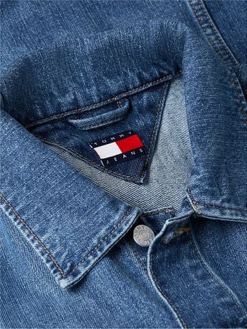 Tommy Hilfiger - Áo Khoác Jean Nam Ryan Faded Denim Trucker Jacket