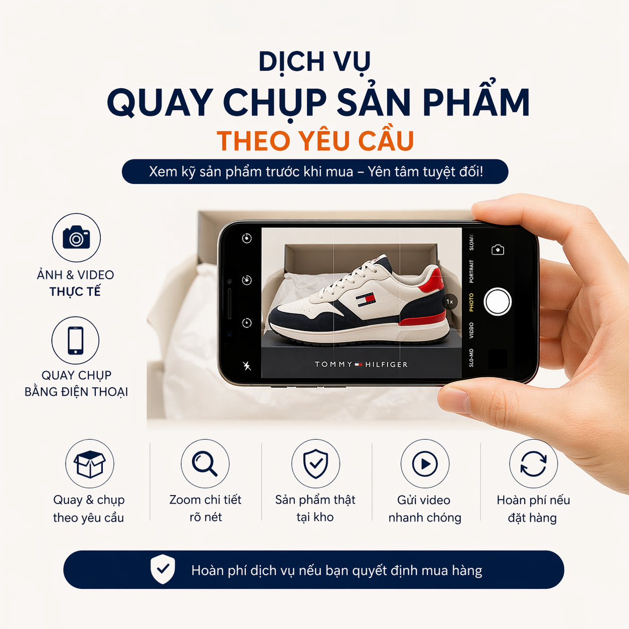 Dịch vụ quay chụp sản phẩm theo yêu cầu