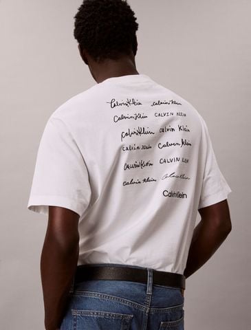 Calvin Klein - Áo Thun Tay Ngắn Nam Relaxed Script Logo T-Shirt