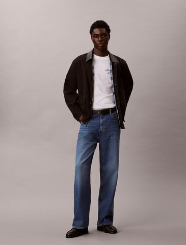 Calvin Klein - Áo Thun Tay Ngắn Nam Relaxed Script Logo T-Shirt