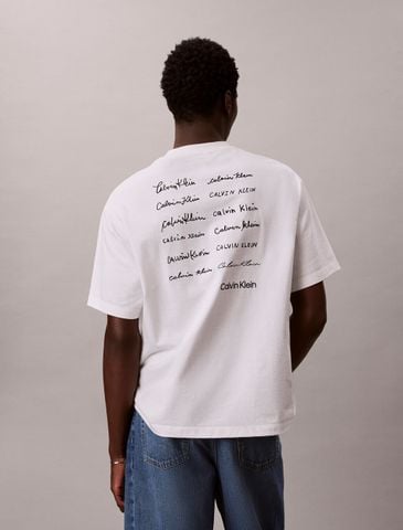 Calvin Klein - Áo Thun Tay Ngắn Nam Relaxed Script Logo T-Shirt